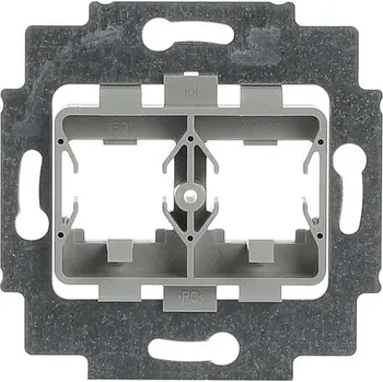 vypínač Třmen se soklem pro 2x modul Panduit Mini-Com šedá 2CKA001753A8057 ABB