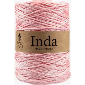 Příze Borgo de Pazzi Inda 28 Pastelová růžová (Špagátová příze Inda 28 Baby rosa)