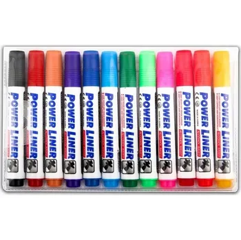 STÍRATELNÉ FIXY na Alkoholové Bázi Sada 12 barev Mungyo POHODLNÉ