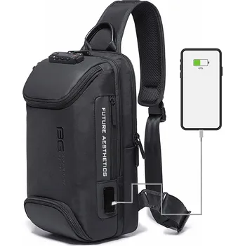 Městský batoh Batoh Bange BG-7082 s USB organizérem a jedním ramenem