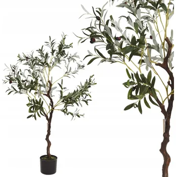 umělá květina UMĚLÝ OLIVOVNÍK V KVĚTINÁČI 120CM
