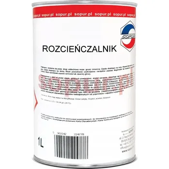 Ředidlo Ředidlo polyuretanové SOPUR RS-PUR 1 akrylové ředidlo 1L
