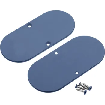 LED lišta Koncovka WIRELI NAMI23 D9 titanově modrá kov, pár