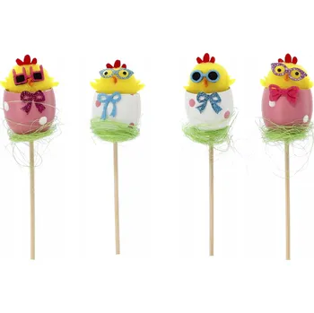 Vánoční ozdoba Ozdoba kuře na drátku 3,5x5,5 Velikonoce 1 Ks.