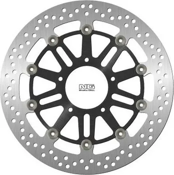 Brzda pro motocykl NG přední brzdový kotouč MV AGUSTA BRUTALE '05-20, F4 '07-19 (320X80X5MM) (5X8,5MM) plovoucí (ALU střed)