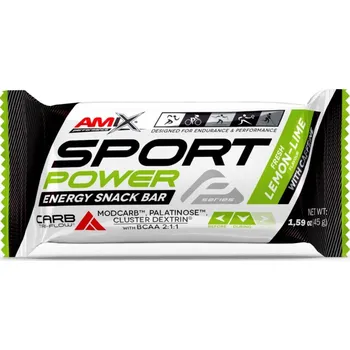 Amix Sport Power Energy Snack Bar with caffeine 45 g Pomeranč