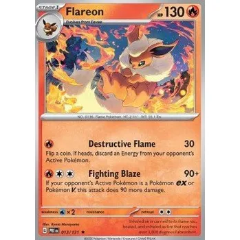 Karetní hra Pokémon PRE 013/131 Flareon - Prismatic Evolutions Stav: Near Mint, Verze: HOLO