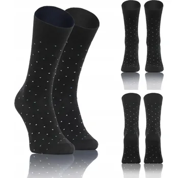 Pánské ponožky Sesto Senso Ponožky Puntíky šedé velikost 39-42