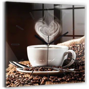 Hodiny Nástěnné hodiny Wallfluent černé 30 cm