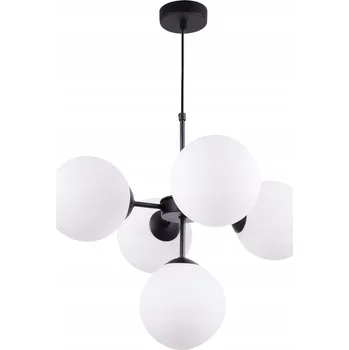 ZÁVĚSNÁ LAMPA STROPNÍ LUSTR ČERNÁ GLAMOUR E14