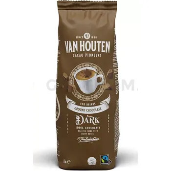 Čokoláda Horká čokoláda v prášku tmavá 100%, 1 kg | VAN HOUTEN, VM-54627-V17