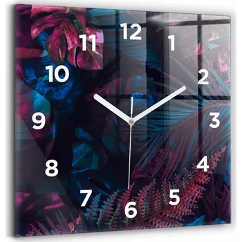 Hodiny Nástěnné hodiny Wallfluent, odstíny modré, 30 cm