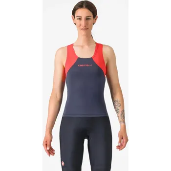 Cyklistická bunda CASTELLI topík - SOLE - modrá/červená M