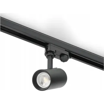 Bodové svítidlo Lištový reflektor ČERNÝ Lampa pro GU10 Svítidlo pro 3-fázové lišty