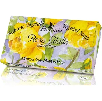 Koupelová kosmetika Florinda, Itálie Florinda - Mýdlo 100 g Rosa Gialla