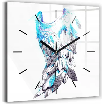 Hodiny Nástěnné hodiny Wallfluent modré 30 cm