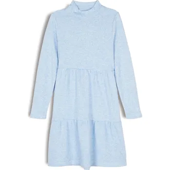 Dětská móda GATE Pletené šaty s dlouhým rukávem dívčí 4Y 824-0241/716