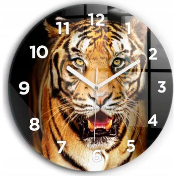 Hodiny Nástěnné hodiny Wallfluent oranžové 60 cm