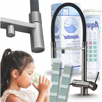 Vodovodní baterie Kuchyňská stojánková baterie Ari HighFlex černá, granitová, stříbrná, šedá