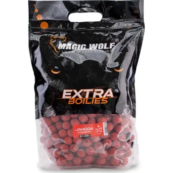 Boilies Magic Wolf - Jahoda EXTRA Boilies 20mm 3kg