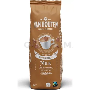 Čokoláda Horká čokoláda v prášku mléčná 100%, 1 kg | VAN HOUTEN, VM-54626-V17