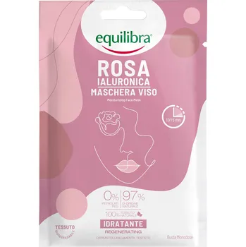 Pleťová maska Equilibra Růžová hydratační pleťová maska