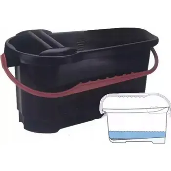 Vana Kbelík pro obkladače DEDRA vana 24L Profi-Clean 2 válečky pro vytlačování, stupnice