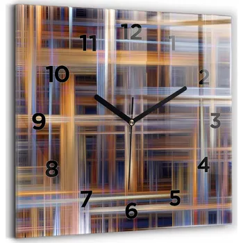 Hodiny Nástěnné hodiny Wallfluent černé 30 cm