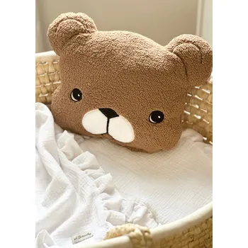 Dekorativní polštářek Dekorační polštářek - hnědý medvídek