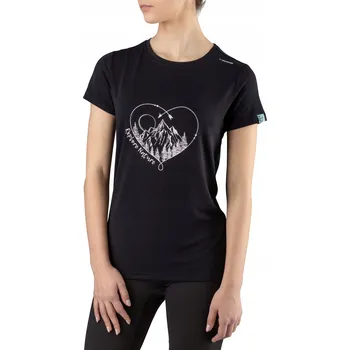 Dámské tričko Dámské bambusové tričko Viking Lenta T-shirt 09 černé - XS