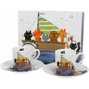 Porcelánový kelímek Duo Šálek 's World 90 ml 2 ks