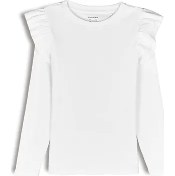 Dívčí oblečení GATE Bavlněné tričko s volány 3Y 824-0592/10