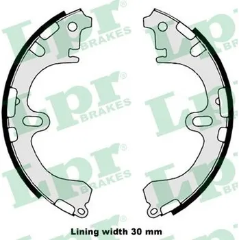 Brzdová čelist Sada brzdových čelistí LPR 08800