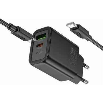 Rychlá USB-C GaN 30W nabíječka s kabelem pro Doogee S68 Pro