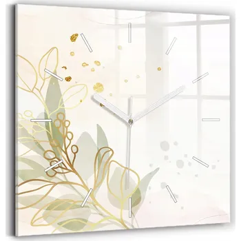 Hodiny Nástěnné hodiny Wallfluent bílé 30 cm