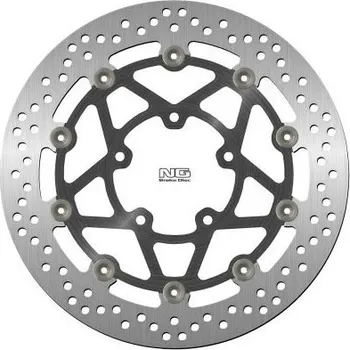 Brzda pro motocykl NG přední brzdový kotouč TRIUMPH BONNEVILLE 850/T100 '09-21, STREET TRIPLE '13-18 (310X82,5X5MM) (5X10,5MM) plovoucí (ALU střed)