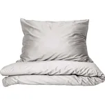 Polášek Povlečení bavlněný satén Silver 465 100% bavlna Šedá 140x200 / 70x90