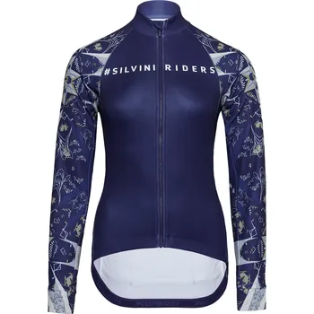 cyklistický dres Silvini dámský dres WD2211 Leverona navy / M