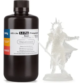 Filament ELEGOO ABS-Like 3.0 Pro Translucent, 1 kg (ELEGOO ABS-Like 3.0 Pro čirá, 1 kg)