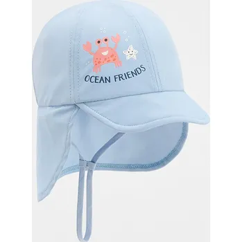 Reserved - Čepice s ochranou krku - bleděmodrá - 993EM-05X - 993EM-05X-R36