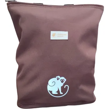 Dětský batoh Dětský softshellový batůžek Monkey Mum® - Hnědý Malý (0-3 roky)