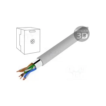 elektrický kabel F/UTP5E-FCU-100