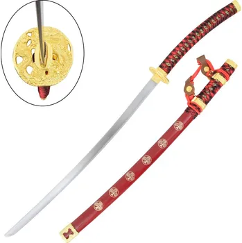 Replika zbraně Ornamentální Katana JL148 ROSSO
