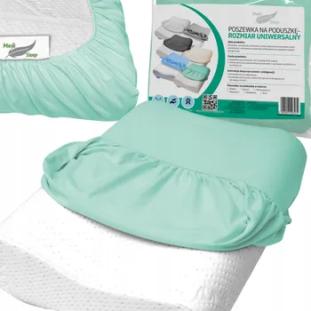 Polštář Povlak na ortopedický polštář bavlna Medi Sleep zelený 40 x 50 cm