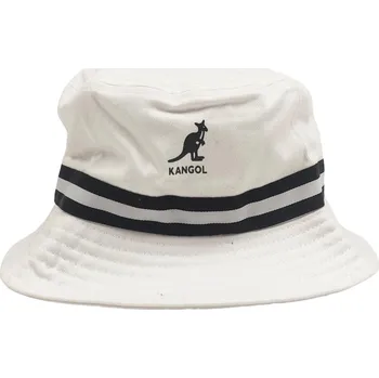 Kšiltovka Kangol Stripe Bucket Hat White S/M