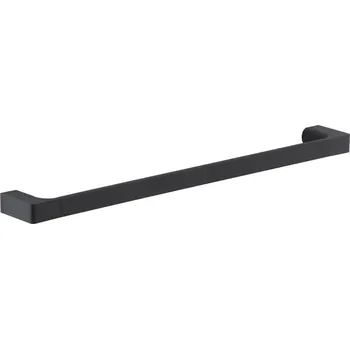 Věšák Gedy - Nástěnný věšák na ručníky PIRENEI 6,6x60 cm matná černá