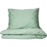 Polášek Povlečení bavlněný satén Light green 480 100% bavlna Zelená 140x200 / 70x90