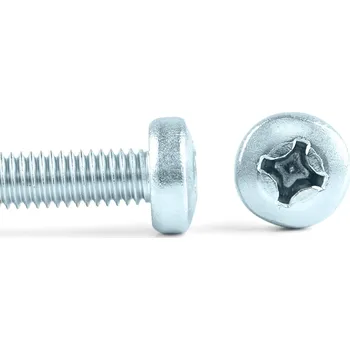 Šroub Šroub půlk. hl. kříž ZB, DIN 7985 - M6x100