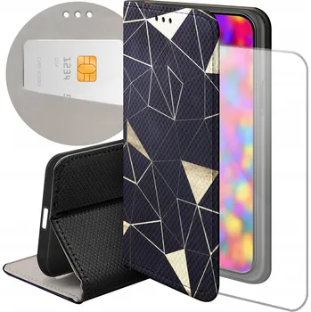 Pouzdro na mobilní telefon Flipové pouzdro Hello Case pro Samsung Galaxy A36 zlaté