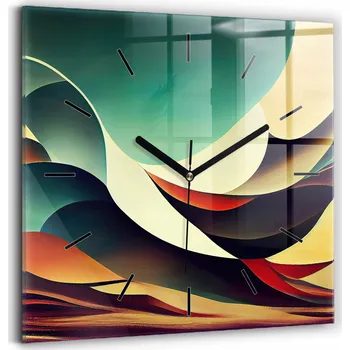 Hodiny Nástěnné hodiny Wallfluent černé 30 cm